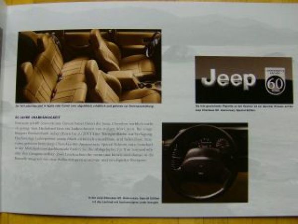 Jeep Cherokee 60years Commemorative Edition Prospekt 1/2001