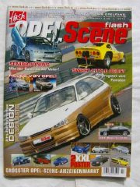 Opel Scene flash 7/2006 GT Dragster, Calibra,Klasen Astra H OPC