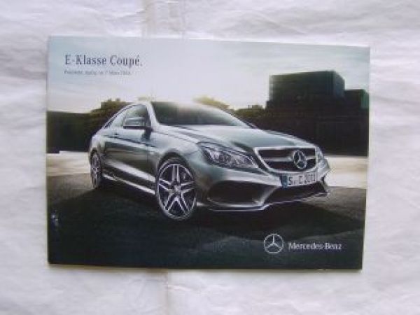 Mercedes Benz E-Klasse Coupè 7.März 2013 Facelift