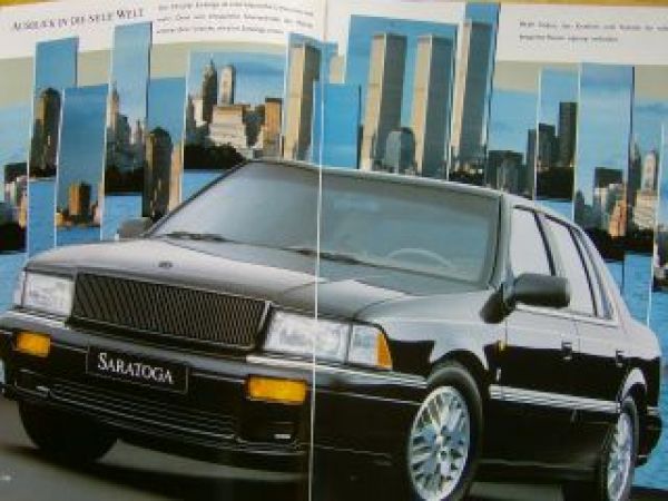 Chrysler Saratoga Prospekt NEU
