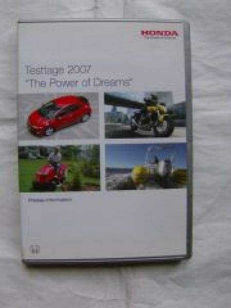 Honda The Power of Dreams Testtage 2007 Box