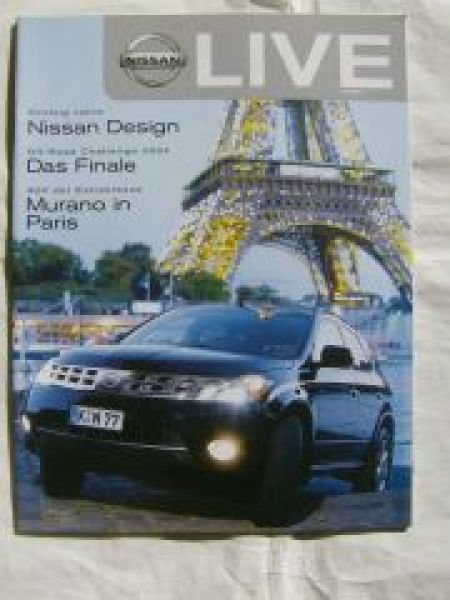 Nissan Live 4/2004 Murano in Paris,50 Jahre Design,