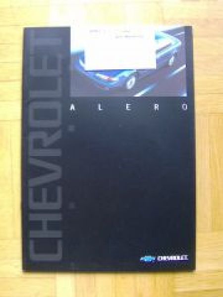 Chevrolet Alero 2000 Frankreich Prospekt NEU