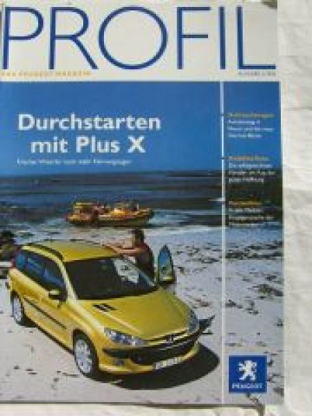 Peugeot Profil Magazin 2/2003 206CC,Partikelfilter,