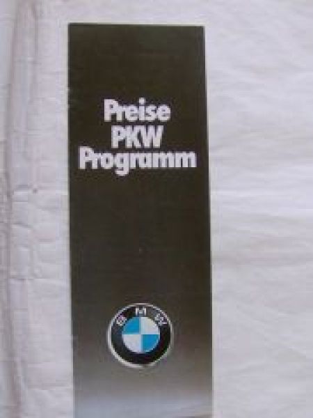 BMW 21.3.1977 1502,316-320i E21,518-528 E12,