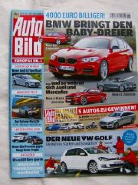 Auto Bild 46/2012 A3 Sportback, Mini Paceman vs. Range Rover Evo