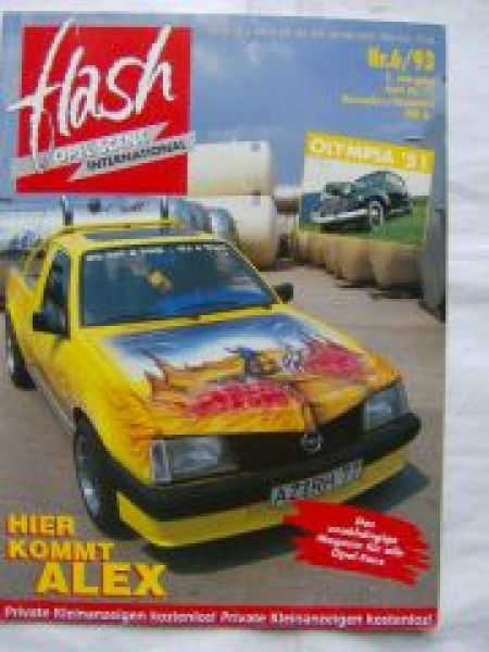 Opel Scene flash 6/1993 Olympia 1951,GT,Kadett,