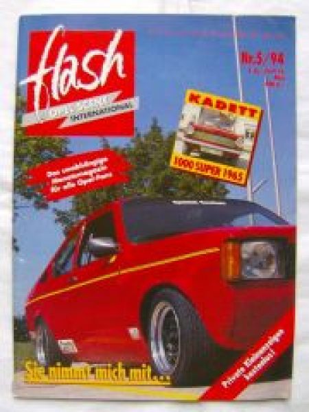 Opel Scene flash 5/1994 Kadett 1965,Manta,Corsa,