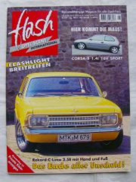 Opel flash Scene 5/1997 Rekord C 2.5E, Corsa B 1.4i 16V Sport,