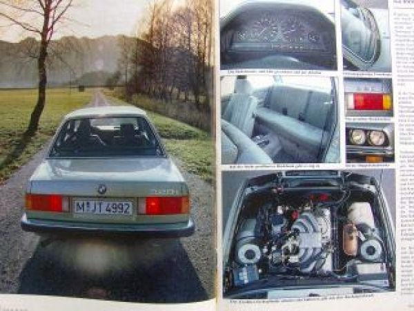 ams 1/1983 Audi 80 Quattro,BMW 320i E30,190E W201,
