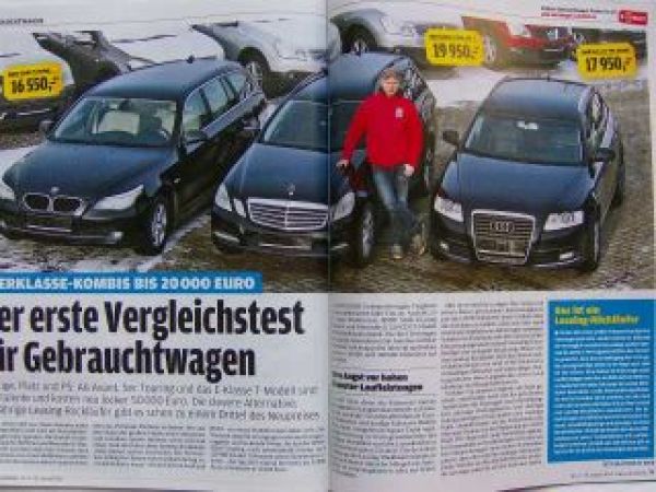 Auto Bild 4/2013 9ff GT9,BMW 520d Touring E61,Duster,NSX,