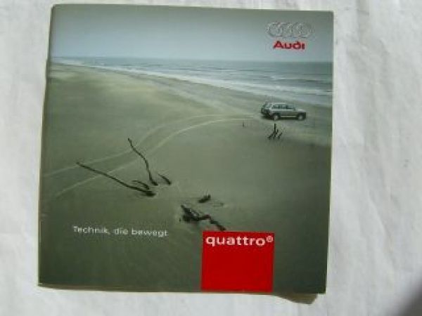 Audi Technik, die bewegt quattro sport Januar 2003