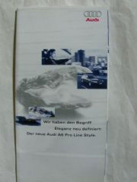 Audi A6 C4 Pro Line Style Flyer Prospekt Poster NEU