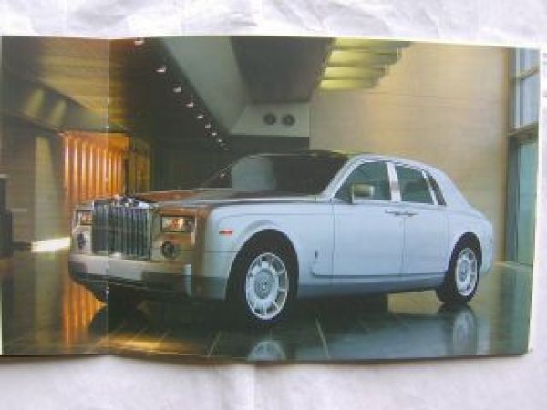 Rolls-Royce Phantom Prospekt Englisch Mai 2004 NEU