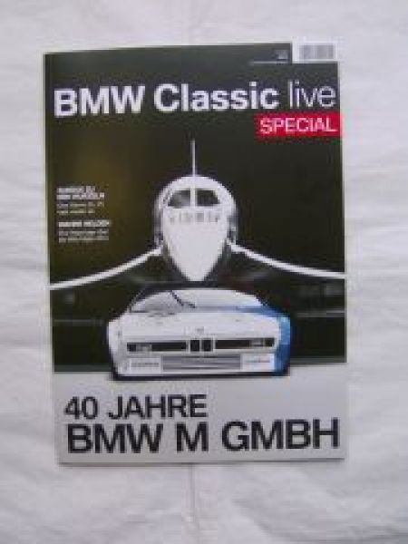 BMW Classic live Special 40 Jahre M GmbH M1 E26,M3 E30,M5 E28