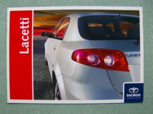 Daewoo Lacetti Prospekt 2004 +Preisliste NEU