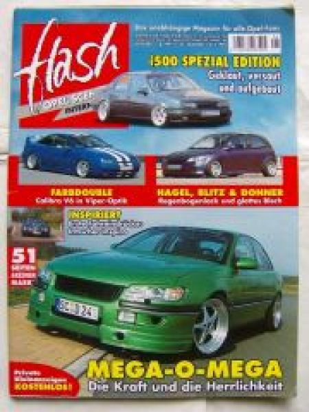 Opel Scene flash 6/2002 Omega B,Irmscher Inspiro,i500 Spezial Ed