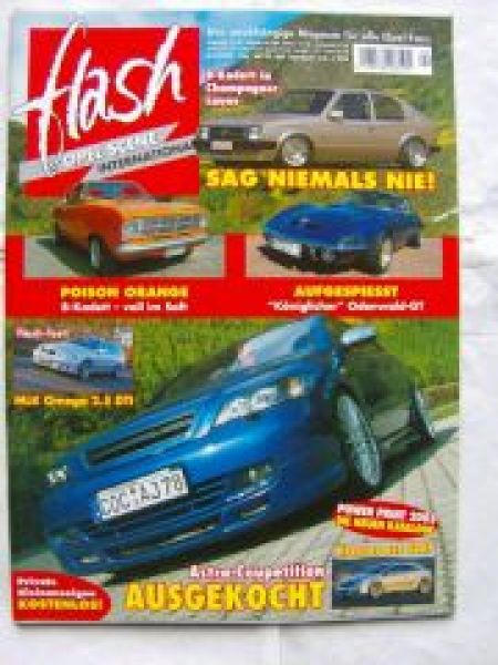 Opel Scene flash 4/2003 Kadett D,GT,MLK Omega B 2.5DTi,