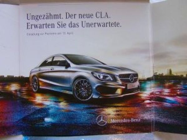 Mercedes Benz CLA C117 Ungezähmt Prospekt NEU