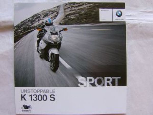 BMW K 1300S Juli 2012 +Preisliste 2013 NEU
