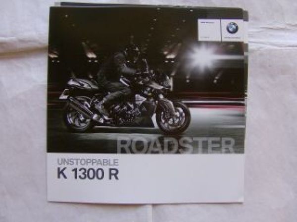 BMW K 1300 R Februar 2012 NEU +Preisliste