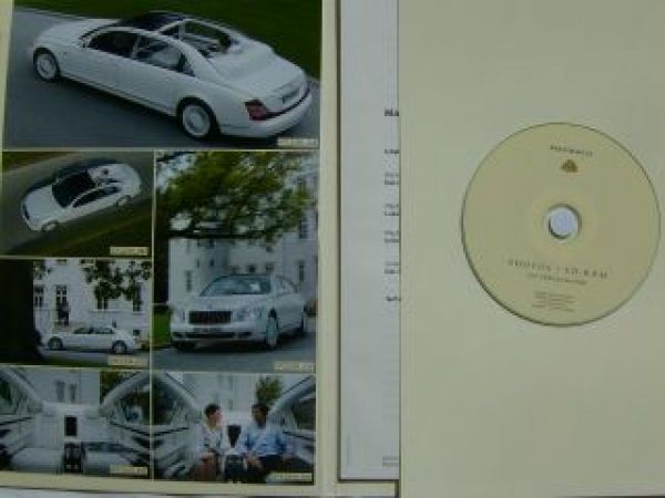 Maybach Genf 2008 Landaulet Pressemappe Rarität
