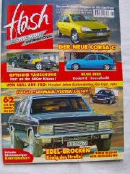 Opel Scene flash 6/1999 Corsa C, Lexmaul Vectra 1.6 16V,
