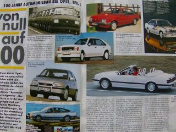 Opel Scene flash 6/1999 Corsa C, Lexmaul Vectra 1.6 16V,