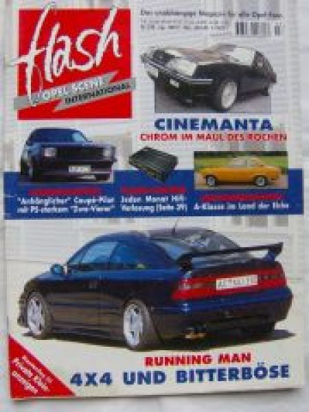 Opel Scene flash 3/1998 Ascona A 1.9SR,Monza,Kadett D,