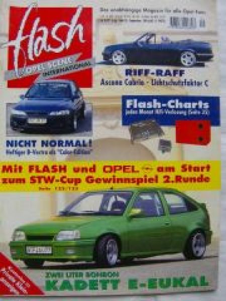 Opel Scene flash 9/1997 Kadett E, Vectra B, Ascona Cabrio