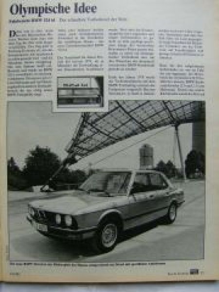 ams 12/1983 BMW 524td E28,BMW 320i E30 Baur Cabrio,
