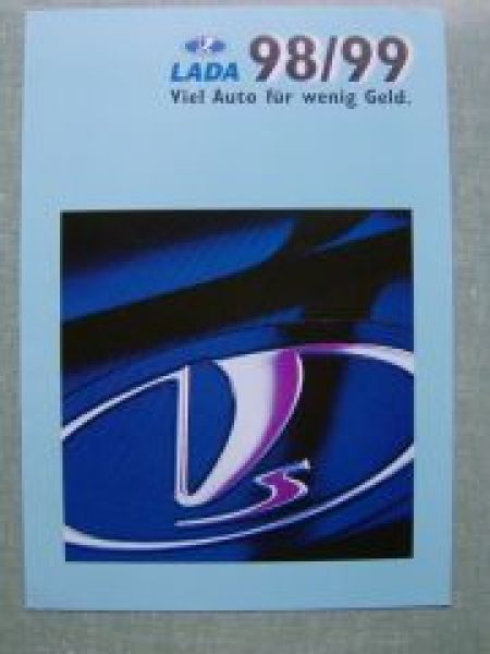 Printausgabe Lada Katalog mit Farben und Polstern : Autoliteratur