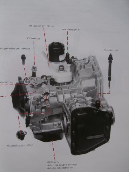 V.A.G. Automatische Getriebe 4-Gang elektrohydraulisch gesteuert Konstruktion & Funktion SSP Nr.112