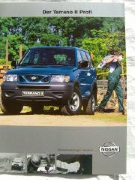 Nissan Terrano II Profi 3-türer 5-türer Juli 2000 NEU