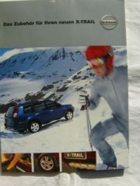 Nissan X-Trail Zubehör Prospekt T30 Mai 2002
