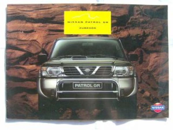 Nissan Patrol GR Zubehör Prospekt Rarität Y61