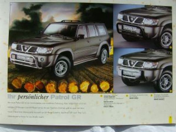 Nissan Patrol GR Zubehör Prospekt Rarität Y61