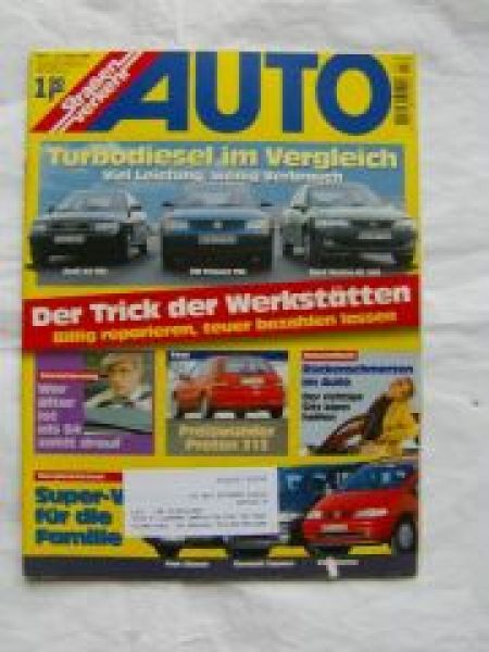 Auto Straßenverkehr 4/1997 A4 TDi vs. Passat TDI vs. Vectra DI 1