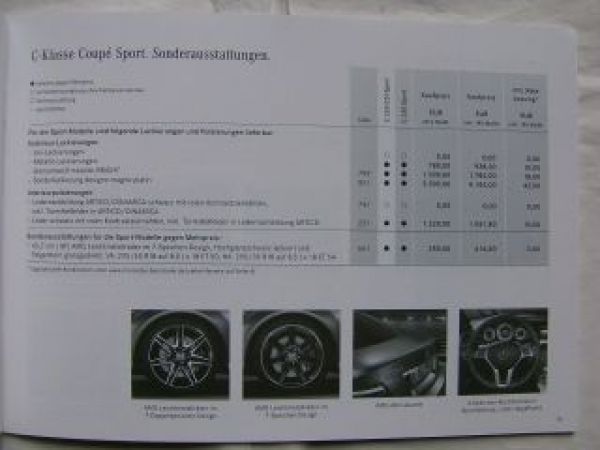 Mercedes Benz C-Klasse Coupè C220CDI-C250CDI Sport