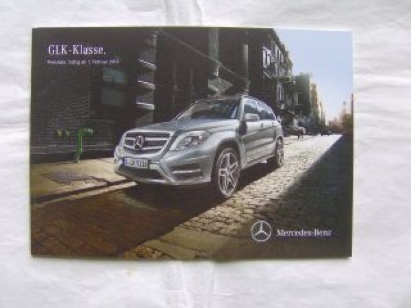 Mercedes Benz GLK-Klasse 1.Februar 2013 NEU