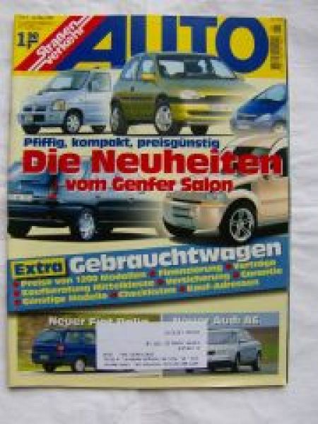 Auto Straßenverkehr 6/1997 Audi A6, Fiat Palio Weekend,