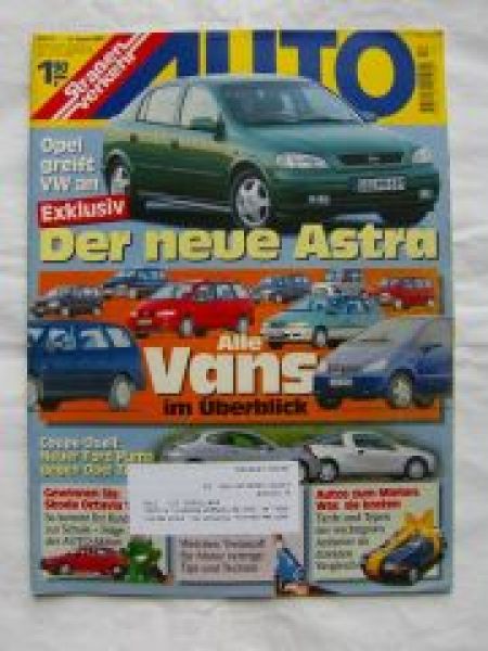 Auto Straßenverkehr 17/1997 Astra, Mitsubishi Carisma GDi,