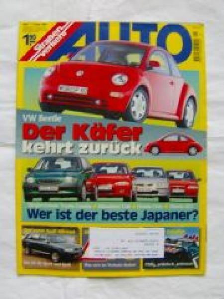 Auto Straßenverkehr 1/1998 Audi Allroad,VW Beetle,