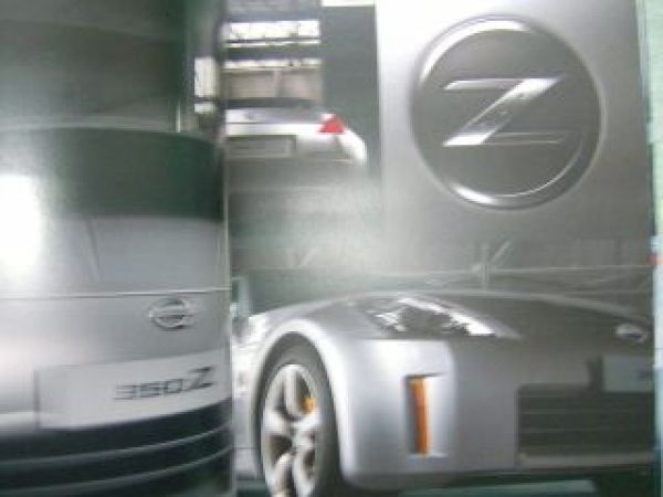 Nissan 350Z Coupe +Roadster Prospekt 11/2005 NEU