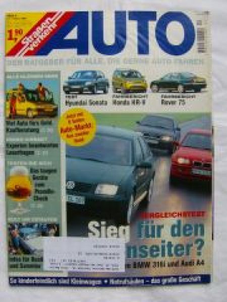Auto Straßenverkehr 4/1999 Honda HR-V,Rover 75, Hyundai Sonata,