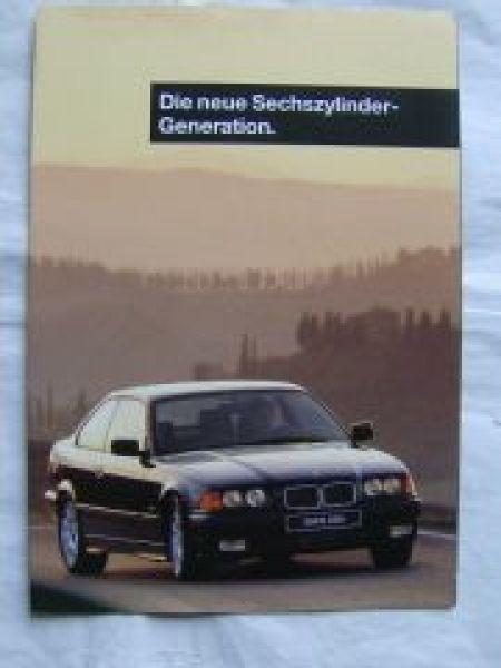 BMW Sechszylinder 328i E36 Prospekt September 1994