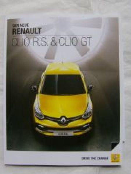 Renault Clio & Grandtour +R.S. und GT März 2013 NEU
