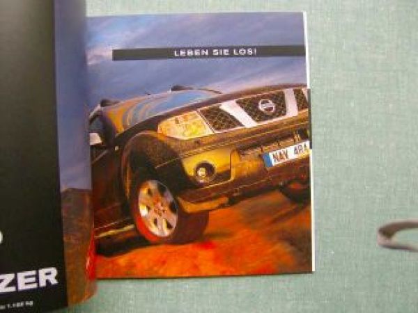 Nissan Navara 12/2005 Prospekt NEU