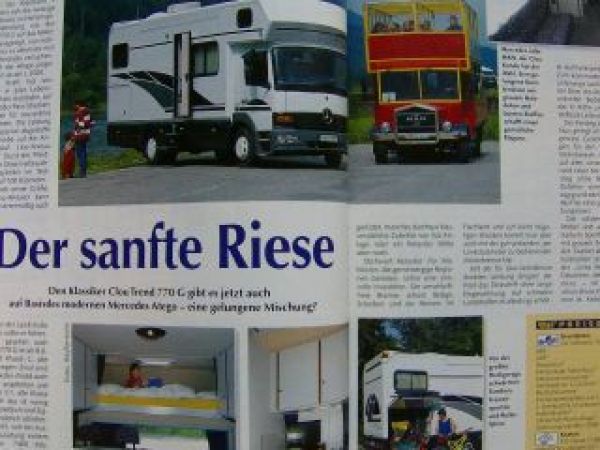 pro mobil 1/2000 Hymer B vs. B Classic,Chausson Allegro 69,