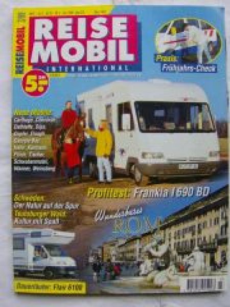 Reise Mobil 3/1999 Frankia I 690 BD, Benimar Europa 6000 ST,